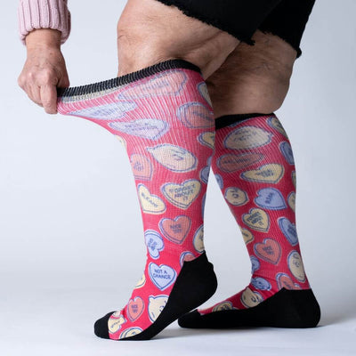 Viasox Love Me Not EasyStretch™ Socks detail close-up