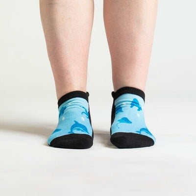 Viasox Deep Sea Ankle Socks side view