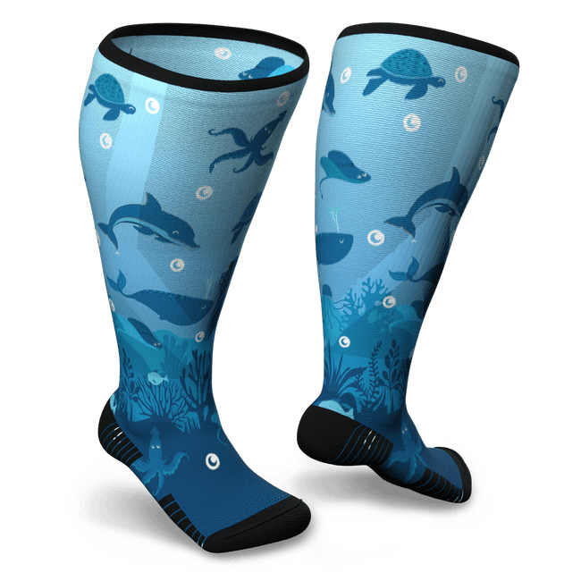 Sea compression socks