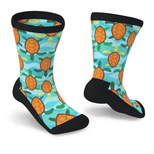 Diabetic crew turtle socks