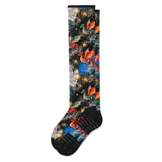 Dragon Galaxy Compression Socks