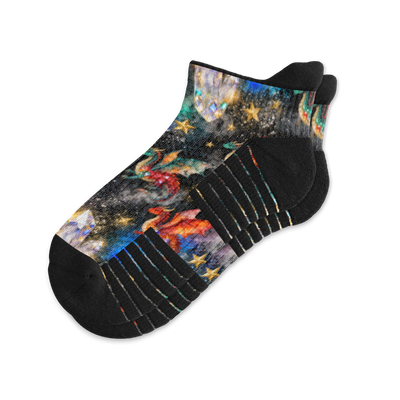 Dragon Galaxy Ankle Compression Socks