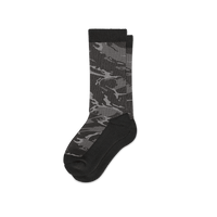 Viasox Camo EasyStretch™  Socks Crew Cut Flat View
