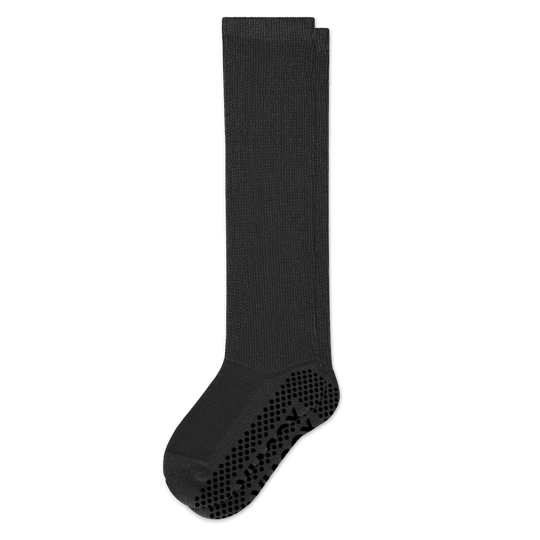 Black EasyStretch™ Gripper Socks