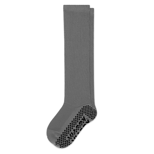 Gray EasyStretch™ Gripper Socks