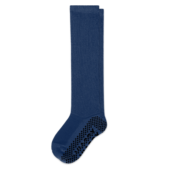 Navy Blue EasyStretch™ Gripper Socks
