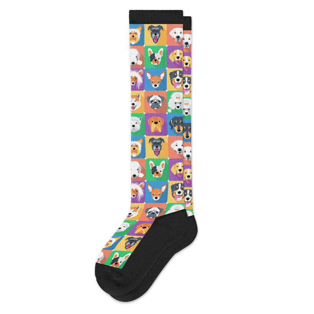 Viasox Dogs EasyStretch™ Socks Flat View