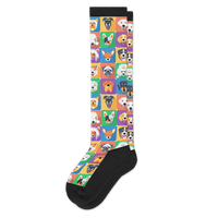 Viasox Dogs EasyStretch™ Socks Flat View