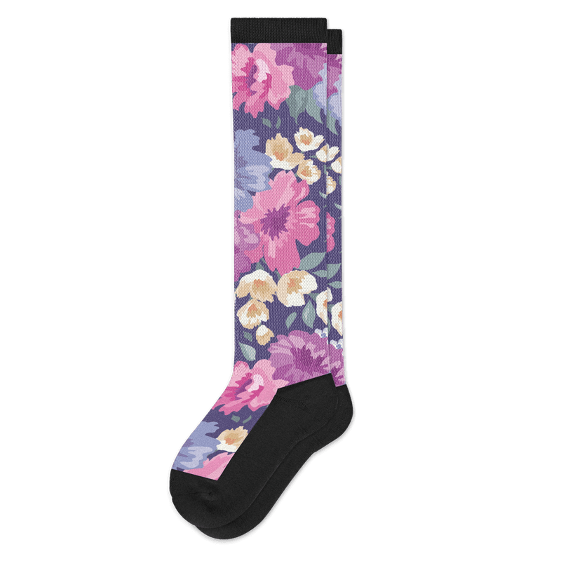 Viasox Floral EasyStretch™ Socks front view