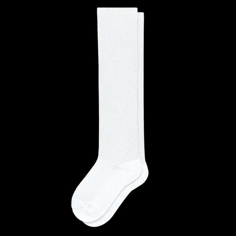 White EasyStretch™ Diabetic Socks
