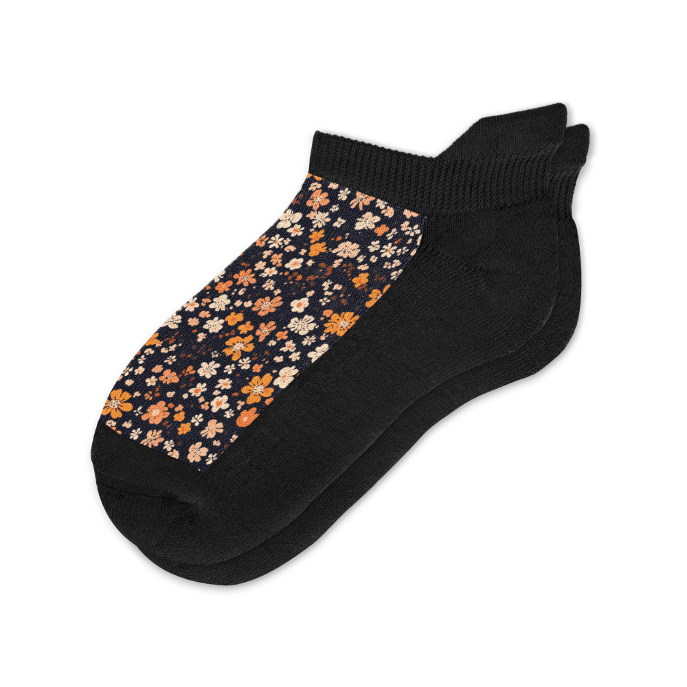 Fall Daisies Ankle Socks