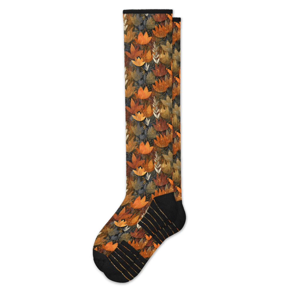 Fall Dance Compression Socks