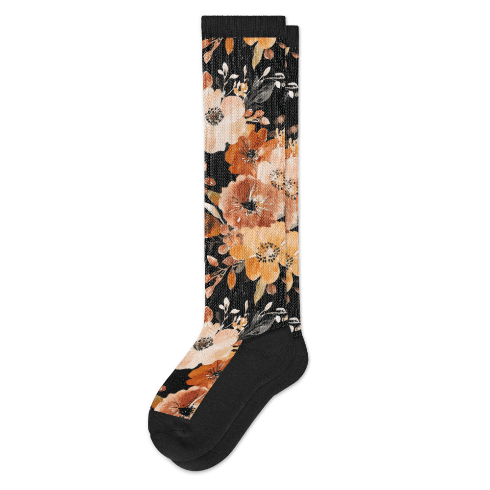Fall Floral EasyStretch™ Socks