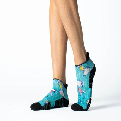 Viasox Beagle Ballet Ankle Compression Socks detail close-up