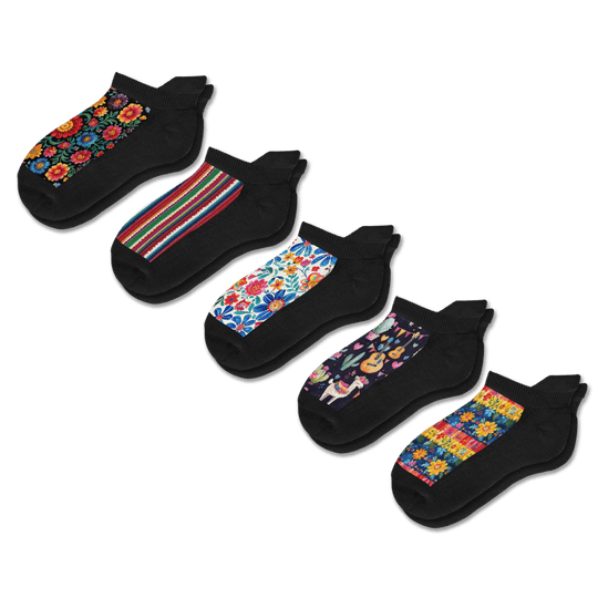 Fiesta Ankle Socks 5-Pack Bundle
