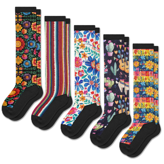 Fiesta EasyStretch™ Socks 5-Pack Bundle