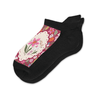 Viasox First Blooms Ankle Socks front view