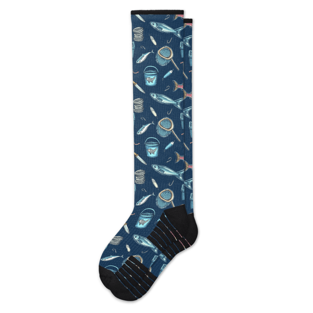 Fish ‘n Hooks Compression Socks – Viasox