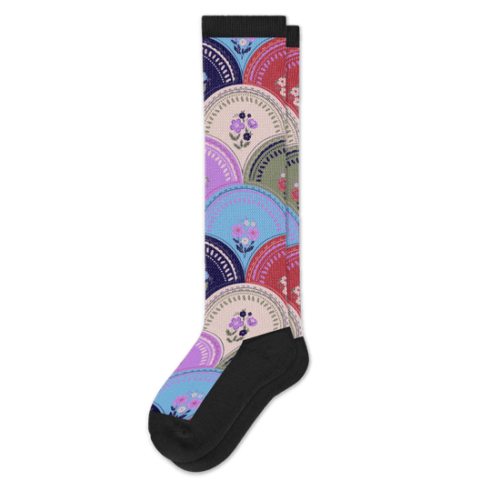 Flower Plates EasyStretch™ Socks