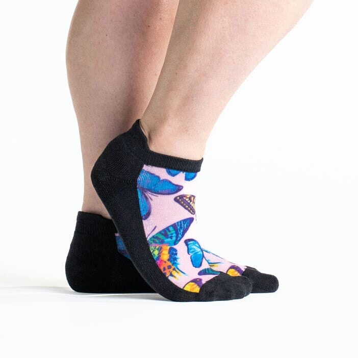 Non-binding women's & men's butterfly socks
