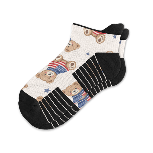 Freedom Bears Ankle Compression Socks