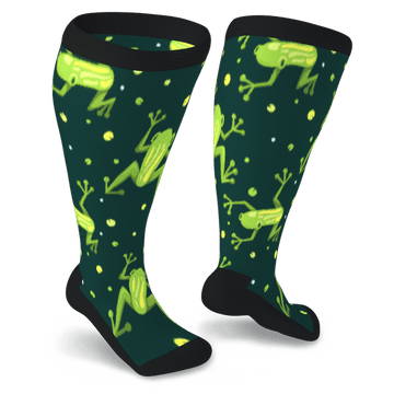 Frogger Non-Binding Diabetic Socks