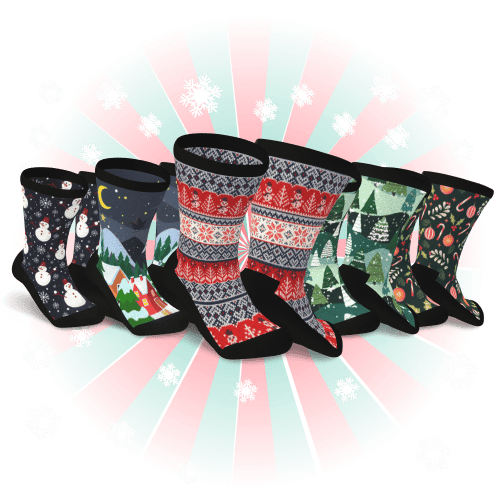 Frosty's Favorites Non-Binding Diabetic Socks Bundle 5-Pack