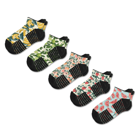 Fruit Ankle Compression Socks 5-Pack Bundle