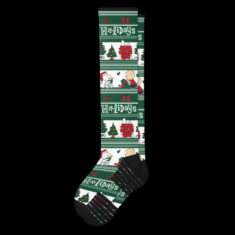 Happy Holidays Compression Socks