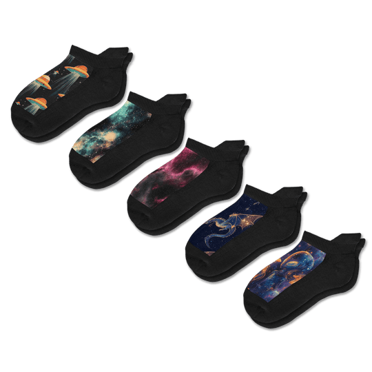 Galactic Ankle Socks 5-Pack Bundle