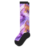 Viasox Golden Lavender EasyStretch Socks front view