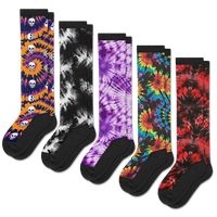 Viasox Tie Dye EasyStretch™ Socks 5-Pack Bundle