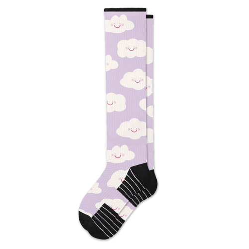 Happy Clouds Compression Socks