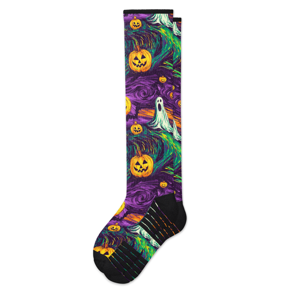 Haunted Night Compression Socks
