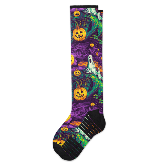 Haunted Night Compression Socks