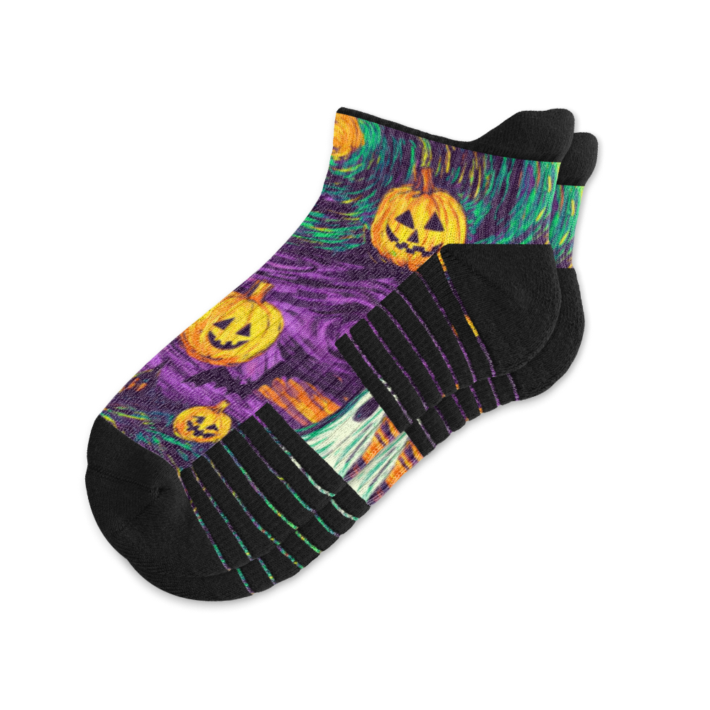 Haunted Night Ankle Compression Socks