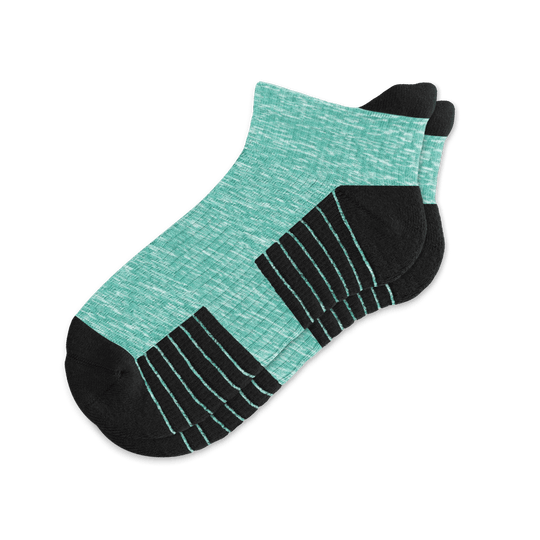 Heather Green Ankle Compression Socks