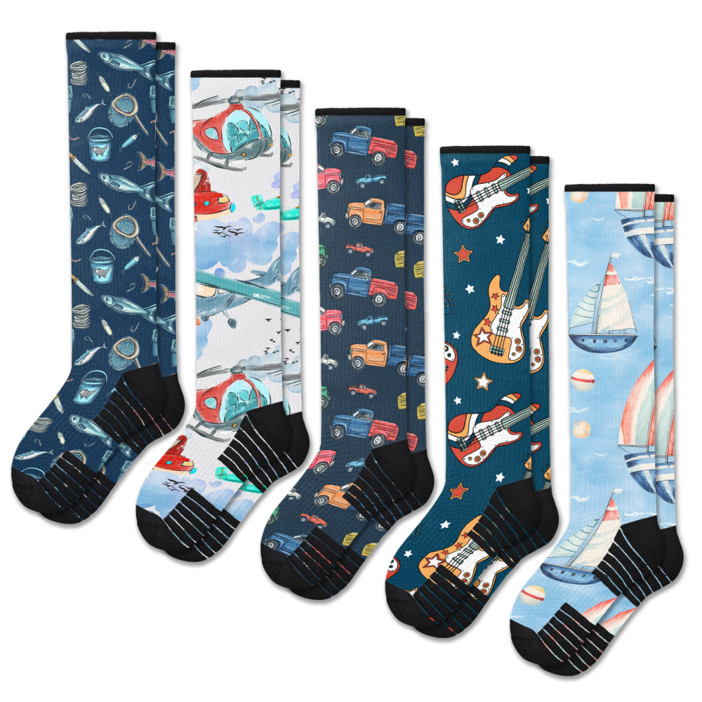 Hobby Compression Socks 5-Pack Bundle – Viasox