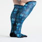 Knee-high Compression ocean socks