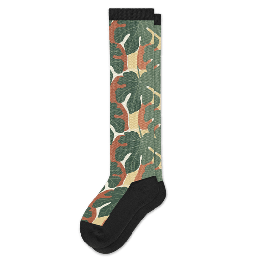 Jungle Leaves EasyStretch™ Socks