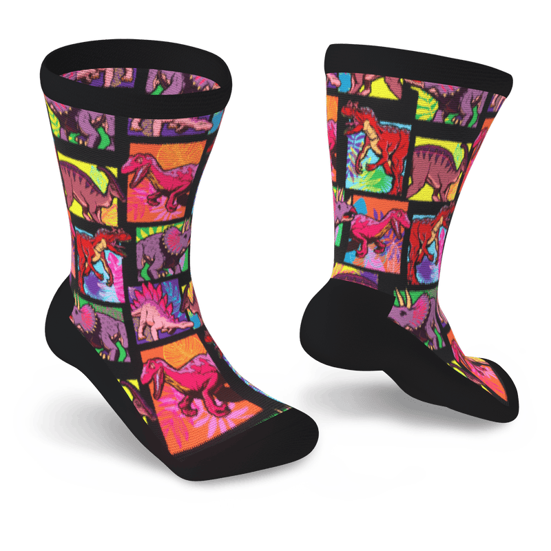 Jurassic Non-Binding Diabetic Socks