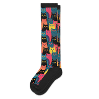 Viasox Kitty City EasyStretch Socks front view