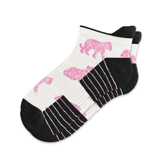 Lady Leopard Ankle Compression Socks