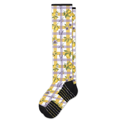 Lavender Lemon Compression Socks
