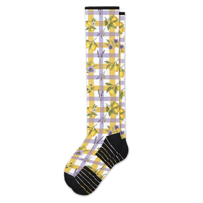 Lavender Lemon Compression Socks