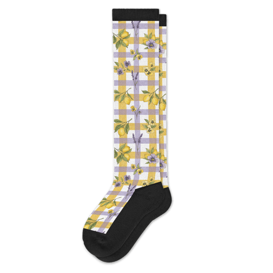 Lavender Lemon EasyStretch™ Socks