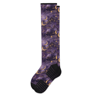 Lavender Night Compression Socks