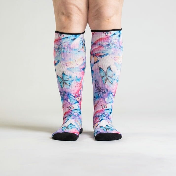 15 mmHg Compression Socks - 3-Pack Flower Power | Viasox