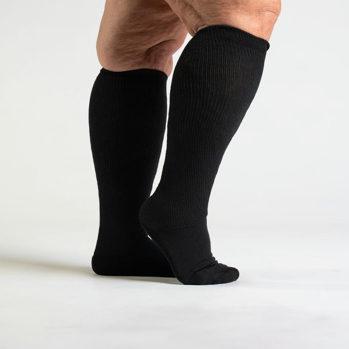 1 Pack Black Non-Binding Diabetic Socks Gift