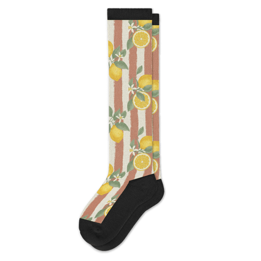 Lemon Stripes EasyStretch™ Socks